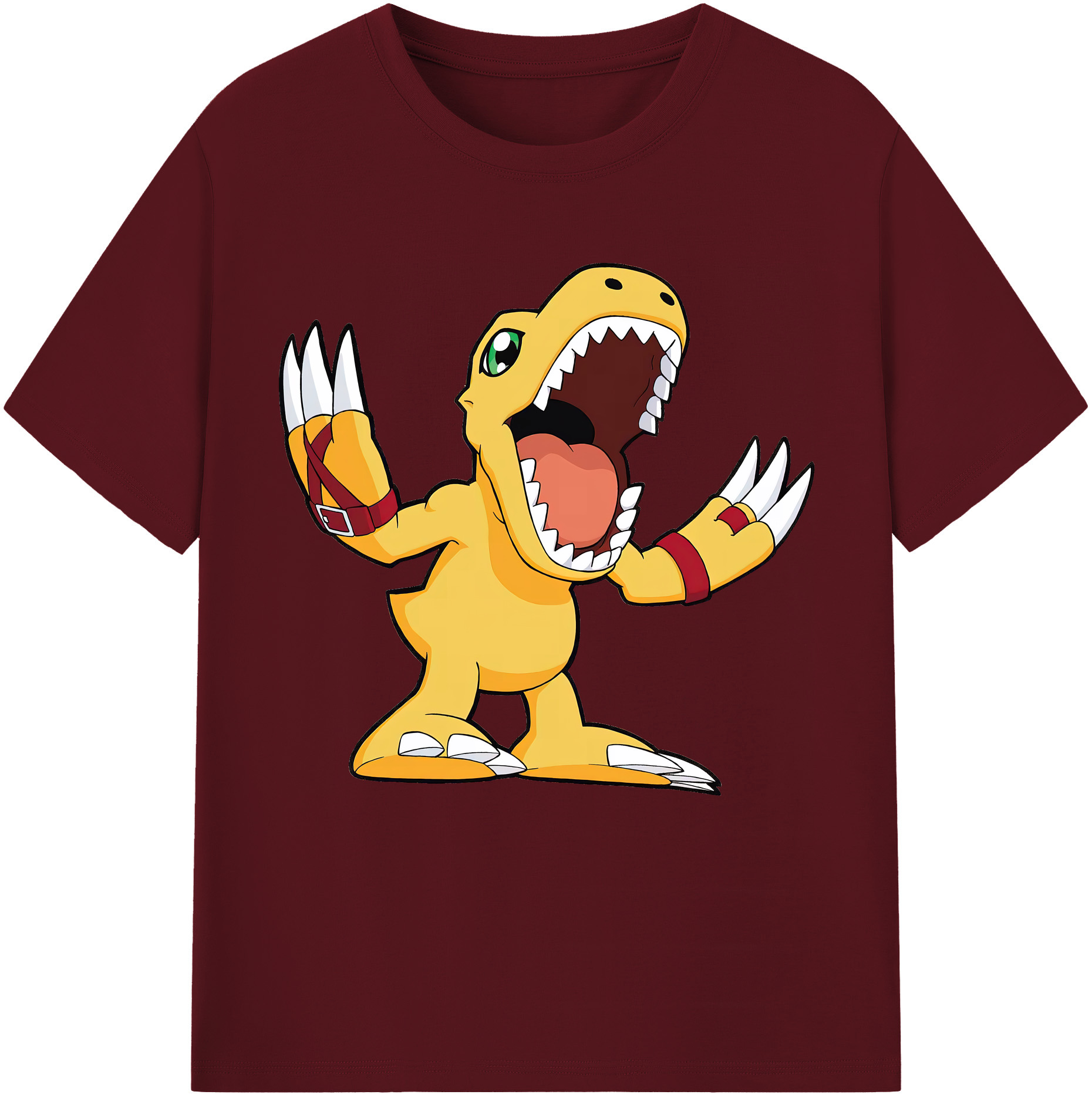 （画像用） Digimon デジタルモンスター/デジモン 綿100％半袖Tシャツ（フロントプリント）
